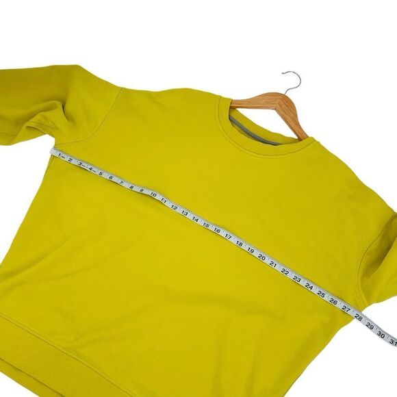 Lululemon Perfectly Oversized Crew sweatshirt 
Yellow Serpentine size 10 - Picture 6 of 7